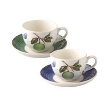 [AK PLAZA] [웨지우드] 사라스가든 커피잔 2인조 (블루/그린)