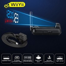 스마트폰 HUD 프로젝터 Wiiyii original c500 obd2 hud 헤드업 디스플레이 미러 프로젝션 디지털 자동차 속도 프로젝터 온보드 컴퓨터 연료 마일리지, 협력사