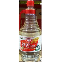 롯데 환만식초 전문가용 1.8L / 발효식초 100% 국산 겉보리 롯데푸드