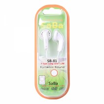그린몰 사바 스마트폰 이어폰 SB-81 (화이트) 가성비 좋은 효자템, 본상품