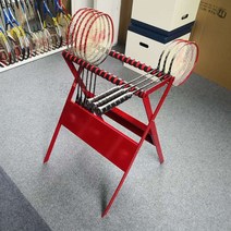 라켓 거치대 전시대 배드민턴 테니스 정구 실내 야외, 블루