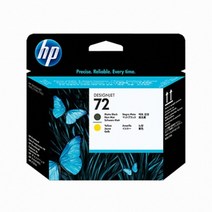 HP플로터헤드 C9380A 72번 블랙 노란색 칼라잉크 HP정품잉크