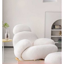 유럽식 흔들 의 자 안락 거실 접이식 소파 가정용 발코니, 그래스그린+머리받침+발판(양벨벳)각도조절등받이