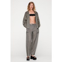 독일 자라 ZARA 개더드 라미 셔츠 619422
