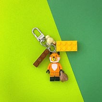 닭 잡은 여우 에어팟 호환레고 열쇠고리부자재 키링 자동차키 액세서리 만들기
