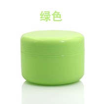 화이트 플라스틱 빈 메이크업 병 리필 가능한 병 여행용 페이스 크림 로션 화장품 용기 실버 골드 에지 10g-500g, 96.100g - green - 50pcs