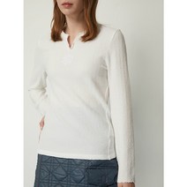 [듀엘] 로고 자수 티셔츠 WH_L231MSM001