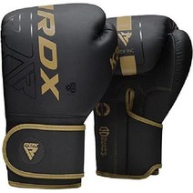 RDX 스파링 가죽 복싱글러브 무에타이 MMA 킥복싱, 골드, 1개