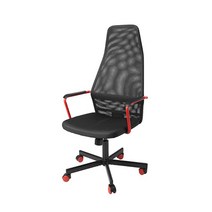 이케아 HUVUDSPELARE 후부스펠라레 게이밍 의자/사무용/책상/회전의자/높이조절/각도조절, 블랙_505.226.67