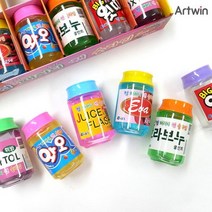 바보사랑 1000 껌 캔 패러디 슬라임 BOX(12) .베어나인