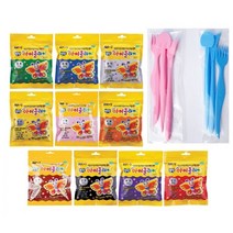 아모스 아이클레이 10종 세트 50g, 아이클레이 10색세트+조각칼세트(색상랜덤)