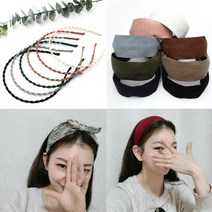 도도앤뉴 넓은 반다나 헤어밴드 여자 머리띠 모음