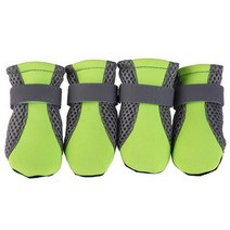 애완견 신발 고양이용 강아지 야외 부드러운 바닥 치와와 장화 방수 부츠 겨울용 Mascotas Botas sapa, 04 green_02 M