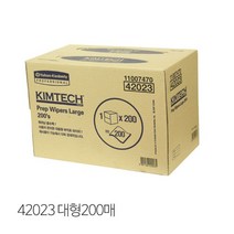 유한킴벌리 킴테크와이퍼 프랩와이퍼 대형200매 42023 #5167EA, 본상품선택