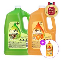 [KT알파쇼핑]자연퐁 주방세제 3L x 2개 (향2종 중 택1) + 490ml 증정, 솔잎