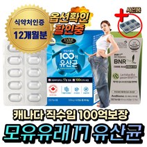 (혁2라이프) 100억 모유 유래 유산균 BNR17 알약 캡슐 식약처인증 비에날씬 유산균 다이어트 bnr 17 체지방 락토바실러스 가세리 람노서스 애시도필러스 포스트바이오틱스, 6개, 100억모유유산균17