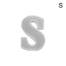 큰편지 실리콘 금형 대문자 수지 장식 에폭시 홈 생일 Diy 웨딩 파티 공예 L N7u5, 19 S Transparent