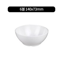 면기볼 7종류 멜라민 우동짜장, 6볼 140x73mm