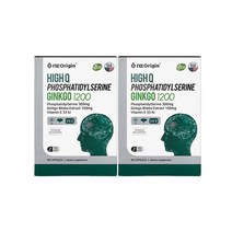 하이큐 포스파티딜세린 징코1200 60캡슐2박스 은행잎추출물 기억력개선에 도움