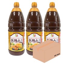 청우소스 돈까스소스 1.9kg X8개입 업소용 박스제품 돈까스소스 비후까스소스 치킨까스소스