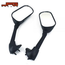 오토바이 액세서리 후면보기 사이드 미러 YAMAHA YZFR1 YZF-R1 YZF R1 2002 2003 2004 2005 2006 거리 자전거, Black