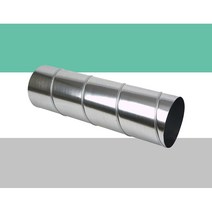 후렉시블 닥트 덕트자재 스파이럴 직관 100mm x 1M 난로연통 에코에어테크, 01.스파이럴 직관 250mm x 1M