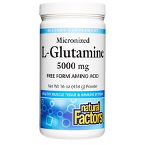 해외 Natural Factors 글루타민 L Glutamine 454g