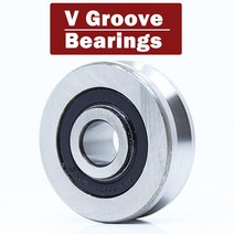 V그루브 밀폐형 볼 베어링 (2 개) 15*40*16 15*45*11mm 풀리 휠 V5/2.2 V8/4 가이드 트랙 Rlooer