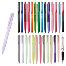 유니볼 시그노 노크식 RT1볼펜 UMN-155 0.28 0.38, 2.시그노노크식볼펜0.38mm, NC라일락(흑색심)