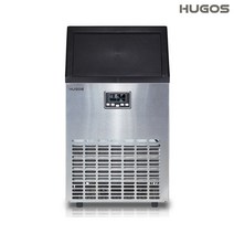 휴고스 BIA-508BZ 업소용제빙기 제빙기 50kg LED 셀프크리닝 대용량 업소 카페 바로설치가능, 제빙기+필터+셀프설치
