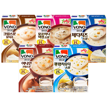 보노 5종 크림스프포타주+포르치니버섯+체다치즈+어니언+클램차우더 총5각, 단품, 상세페이지 참조