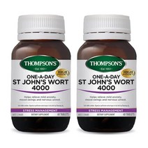 THOMPSONS ST JOHNS WORT 4000 톰슨스 뉴질랜드 원어데이 세인트 존스 워트 4000mg 60정 2팩