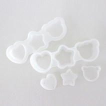 일본 이노마타 곰돌이초밥틀3P 세트 (주먹밥틀 도시락꾸미기틀)