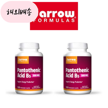 재로우 자로땡 판토텐산 펜토텐산 B5 500mg 100캡슐 2개 고약사 트러스트쇼핑, 100개