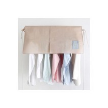 유아상점]유니크 하프 행거커버/대청소/정리/옷정리/먼지커버/옷장정리, 인디핑크, 인디핑크