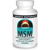 엠스엠Source Naturals MSM (Methylsulfonylmethane) Powder 4 Ounce