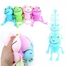 왕눈이 요요 스트레스볼 개구리 주물럭 말랑이, 단품