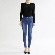 파코비 퍼펙트핏 기본 일자 스키니진 중청