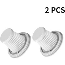Xiaomi Mijia 핸디 Hepa 필터 교체 부품 진공 청소기 SSXCQ01XY 홈 자동차 미니 무선 예비 액세서리, [01] 2pcs