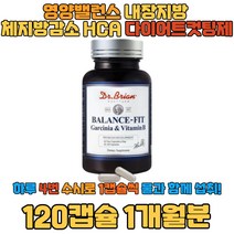 영양밸런스 내장지방 체지방감소 HCA 다이어트컷팅제