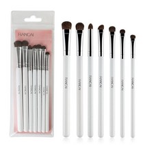 make up brush 붓 메이크업 RANCAI-아이 섀도우 브러쉬 세트 내추럴 호스 포니 헤어 화장품 블렌딩 스머지, 한개옵션1, 05 White