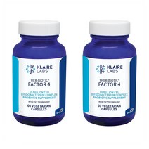 클레어 랩스 팩터 4 유산균 60정 2팩 Klaire Labs Ther-Biotic Factor 4 100% Bifidobacterium
