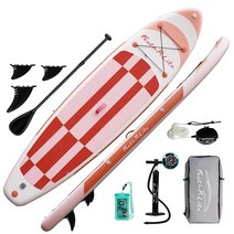 블루레이크 패들 보드 스탠딩 팽창식 스탠드업 배낭 가죽 펌프 방수 백 핀 요가, 8.350x83x15cm