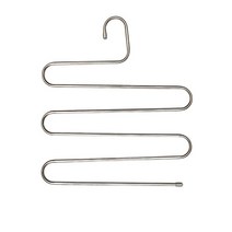엔템 신박한정리 스텐 논슬립 접이식 바지걸이 옷걸이, 스테인레스 바지걸이