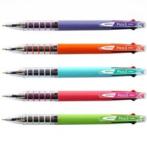 세도나피코니들3색볼펜 국산 초저점도0.7mm 잉크(1개) 3색 피코니들 3링 볼펜 삼색 5링×165Ki, 핑크, 본상품선택