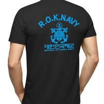 네이비멀티샵 쿨드라이 반팔 R.O.K.NAVY 거북선 앵카(검/파)