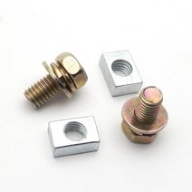 2 세트 터미널 너트 및 볼트 나사 M5x10mm M6x12mm 범용 오토바이 스쿠터 ATV 먼지 자전거 배터리 4Ah 5Ah 6AH 7Ah
