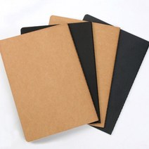 A5 실제본노트 줄공책 유선 학생노트 일기장 수첩, A5 크라프트지 (03-395B)