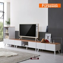 퍼스웰 보네 2400 거실장TV장 세트 AU_032, 아카시아화이트
