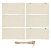 목공 인테리어 DIY 소품 미완성 목재 사인 도색 가능 나무 플라크 포플러 합판 새해용 5m 대마 로프 포함